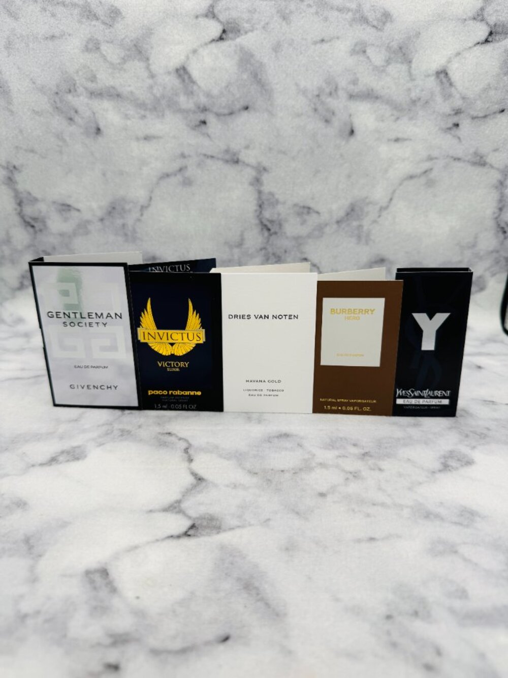 Lot of 5 Givenchy,Paco Rabanne,Dries Van Noten,Burberry,YvesSaintLaurent-5pc-NEW - Picture 2 of 16